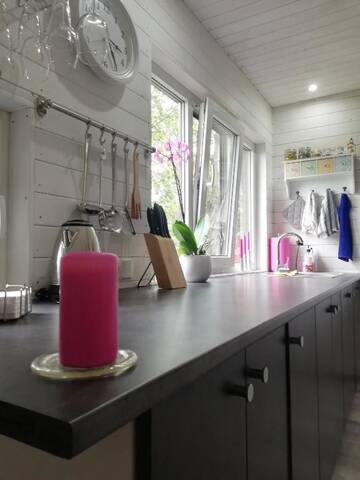 Фото номера Семейный номер-студио Гостевой дом Rozā sapņu māja - Pink dream house г. Slampe 26