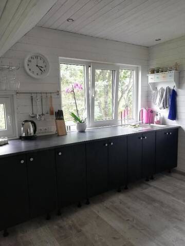Фото номера Семейный номер-студио Гостевой дом Rozā sapņu māja - Pink dream house г. Slampe 24